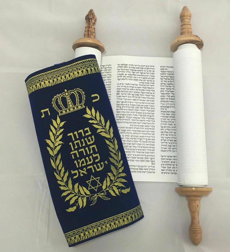 Torah Extra Large Deluxe Replica Torah Scroll, Judaica | World ...