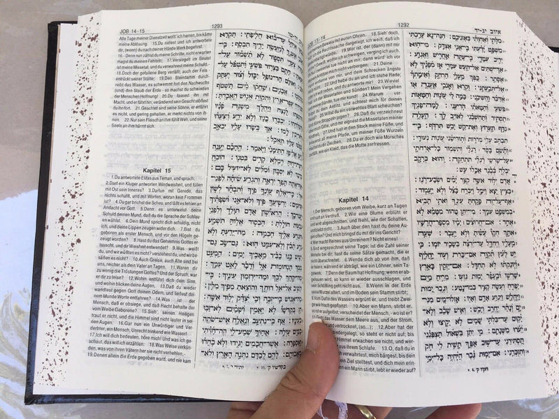 the holy bible hebrew german Jewish old testament tanakh tanach chumash torah