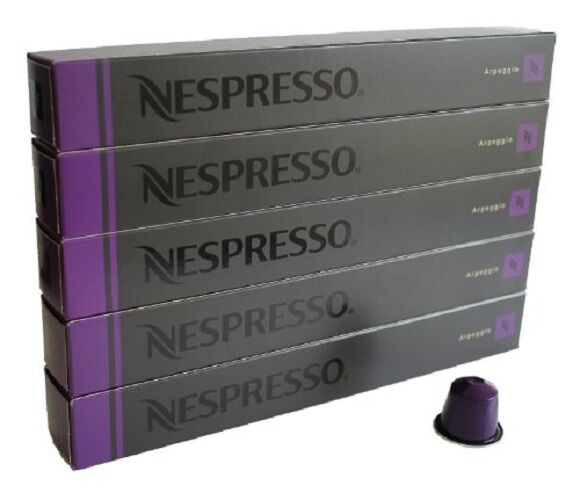 Nespresso OriginalLine Espresso Capsules, ARPEGGIO 100 Count