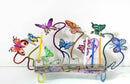 Butterflies Hanukkah Menorah by David Gerstein - Israeli Art & Gifts