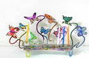 Butterflies Hanukkah Menorah by David Gerstein - Israeli Art & Gifts