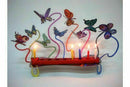 Butterflies Hanukkah Menorah by David Gerstein - Israeli Art & Gifts