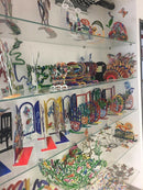 Butterflies Hanukkah Menorah by David Gerstein - Israeli Art & Gifts