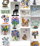 Butterflies Hanukkah Menorah by David Gerstein - Israeli Art & Gifts