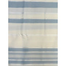 100% Kosher Wool Tallit Prayer Shawl Tashbetz with Thick Light blue Strips