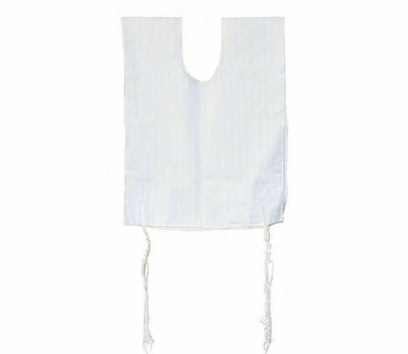 Kosher Israel Tallit Katan Tzitzit 40x100cm/ 16"x40" made in israel Size 6