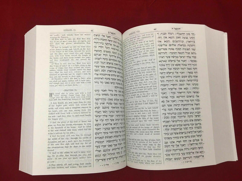 Libro biblico ebraico-inglese Tanakh Torah + Nevi'im + Ketuvim Old...