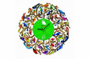 David Gerstein Nature Time Clock Decorative wall Clocks Laser Sublimation Print