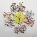 David Gerstein Disco Time Clock Decorative wall Clocks Laser Sublimation Print