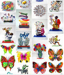 David Gerstein Disco Time Clock Decorative wall Clocks Laser Sublimation Print