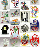 David Gerstein Disco Time Clock Decorative wall Clocks Laser Sublimation Print