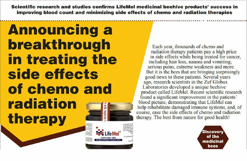 3 x LifeMel Life Mel Honey - Chemo & Radiation Support Honey 120g