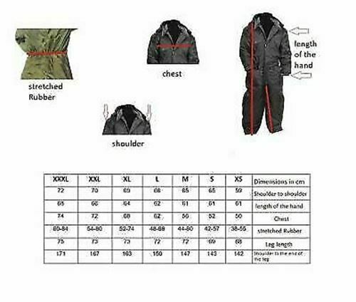 Black Cold Weather Hermonit Winter Gear Coverall water/wind proof XL