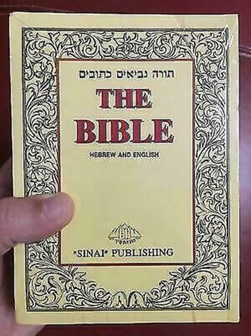 Livre de la Bible hebreu-anglais Testament de la Torah Tanach pour le Shabbat