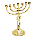 Brass copper Grafted in Messianic vintage 6" Menorah candle holder Holyland Gift