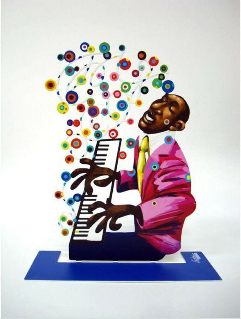 David Gerstein Metal Art - Piano Player - Jazz Club - Metal Modern Sculpture