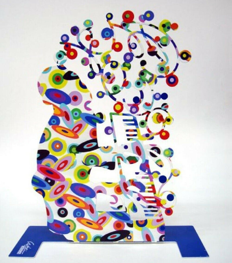 David Gerstein Metal Art - Piano Player - Jazz Club - Metal Modern Sculpture