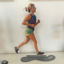 Walking in Tel Aviv Creation By David Gerstein Modern Pop Art Lady Runner Urban