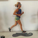 Walking in Tel Aviv Creation By David Gerstein Modern Pop Art Lady Runner Urban