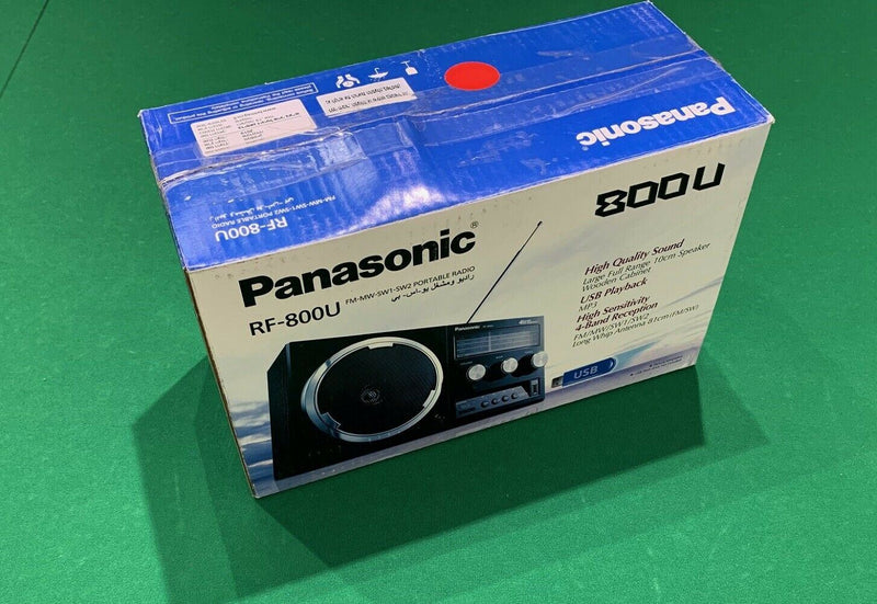 Panasonic Rf-800U New Retro Vintage Radio Transistor Portable Batteries Mp3 Usb