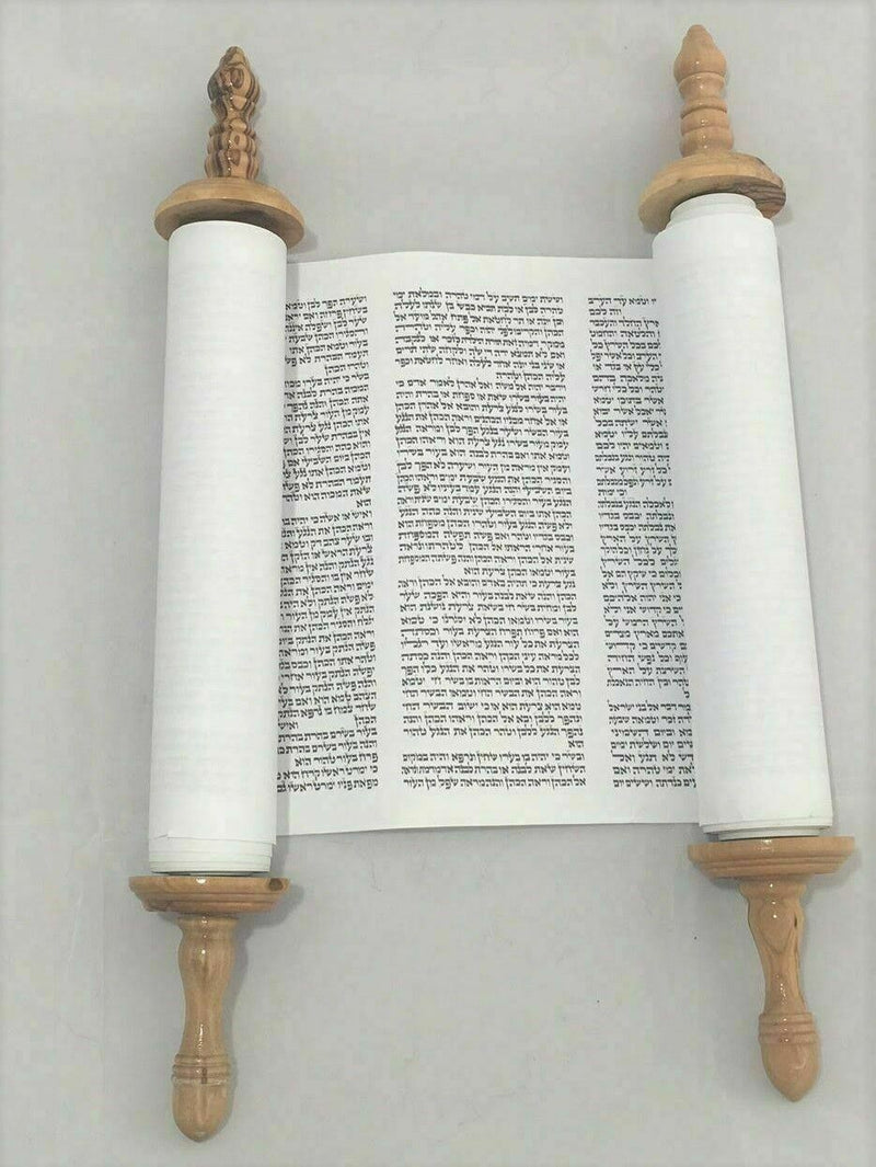 NEW 36 cm Sefer Torah Scroll Hebrew Jewish Bible Synagogue Judaica
