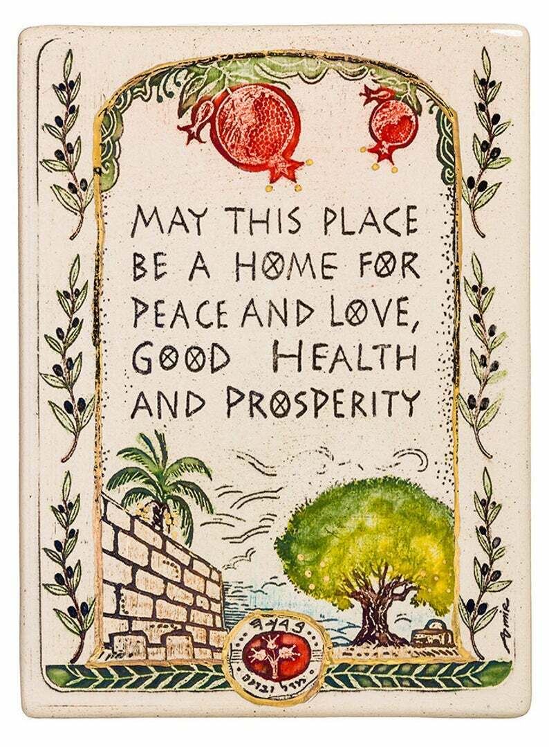 Amaizing Wall Hanging Plaque May this place Home Blessing Wall Plaque Special