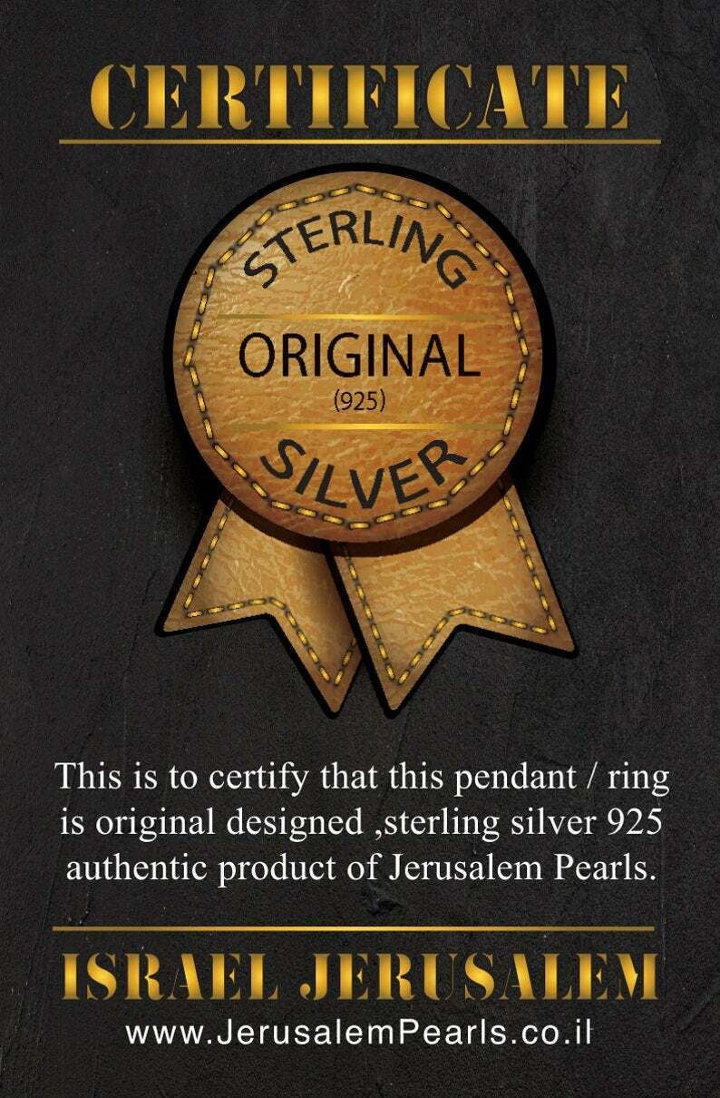 Silver 925 Star Of David Zircons Ring Jewish Magen David Charm Judaica Gift Ring