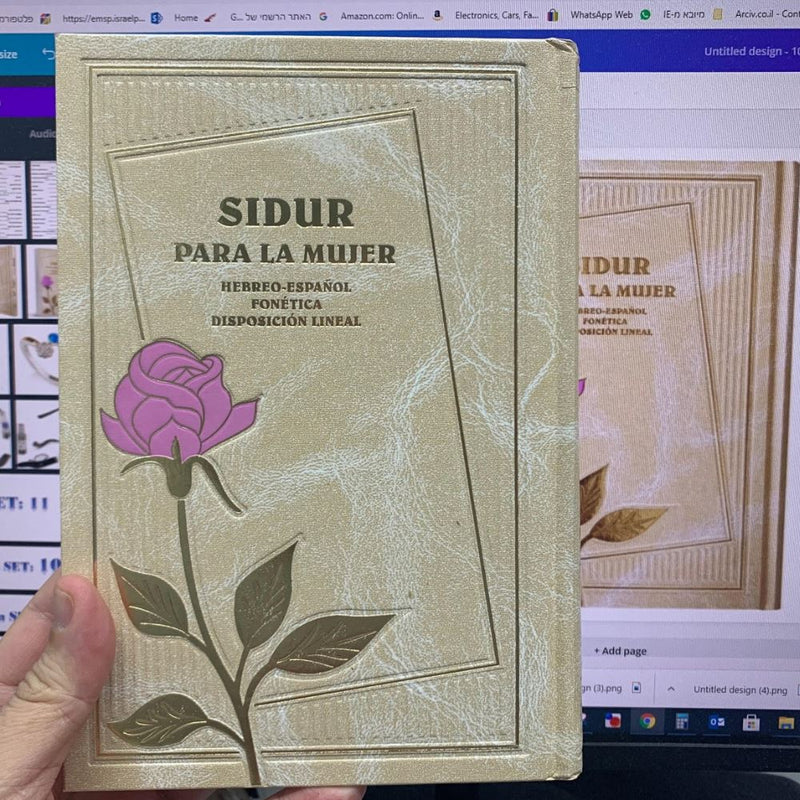 Sidur Para La Mujer - Libros de Rezo Judio Hebreo Español Fonetica Women Siddur