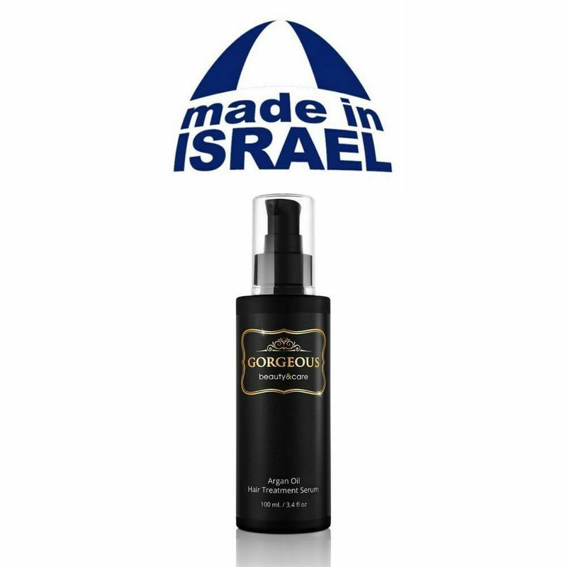 Made in Israel Moroccan Argan Oil Treatment for Dry and Damaged Hair  3.4oz