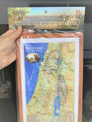 The Holy Land in the time of Jesus 3-D Topographic Wall MAP 14" Bible Sites