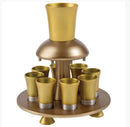 yair emanuel Anodize Aluminum Kiddush wine Fountain Gold