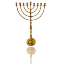 Brass Copper Hand Made Authentic Extra Large 32 Inch / 80 cm Hanukkah Candle Holder With 9 Branches Israel hanukkiah Jerusalem