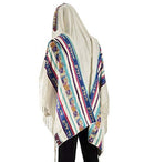 100% Wool Tallit Prayer Shawl Model Seven Species Size 16" L X71" W