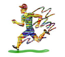 David Gerstein Jog Run Man Jogger Male Jogging Runner Marathon Metal Sculpture