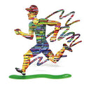 David Gerstein Jog-Man Free Standing Athletic Metal Cutout Sculpture