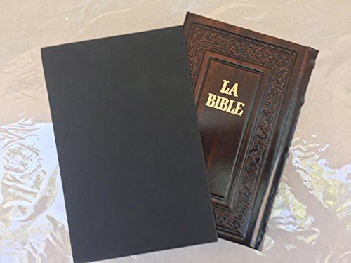 La bible the bible in hebrew and french hardcover luxurious leather [Hardcover]