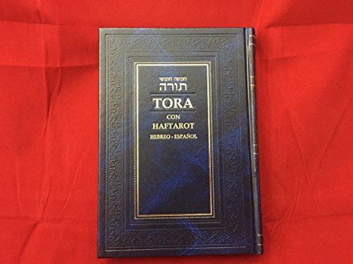 NEW Hebrew&Spanish TORAH Pentateuch&Haftarot Book Bible Syanagoue [Textbook Bind