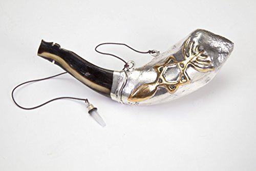 Sale For Oil 13" Anointing Silver Rams Ram Shofar Amazing Evangelical Christian