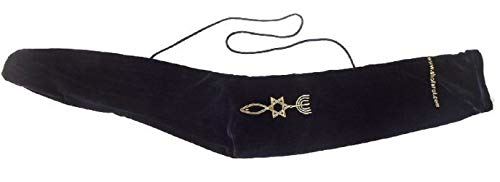 Shofar Velvet Bag XL Pouch Carry Messianic Case Christian Judaica Yemenite Gift