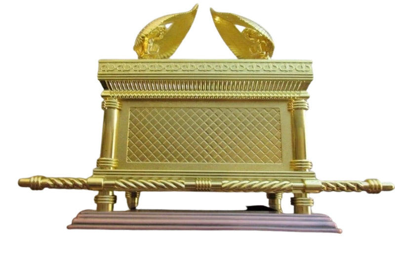 Gold Plated Copper JUMBO XXL Ark Of The Covenant Jewish Testimony Extra Large Ark Judaica Israel Gold Plated, Huge Ark Of The Covenant, 16 inches high x 10.5 inches long. 10 kg!