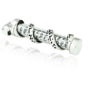 Amaizing Silver 925 SPIRAL Mezuzah With Shema Israel Verb & Shema Israel Scroll Pendant Jewish Prayer Necklace Hand Maid