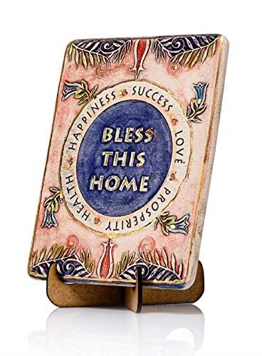 Amaizing Home Blessing - Wall Hanging Plaque Amir ROM Art in Clay Hand Made