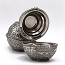 Amazing Shabbat travel Candlesticks - Metal Travel compact Size 2" Old City of Jerusalem