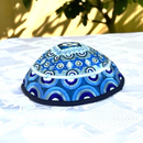 Emanuel Embroidered Silk Kippah - Stars of David Jewish Kippah Yarmulke Kippas