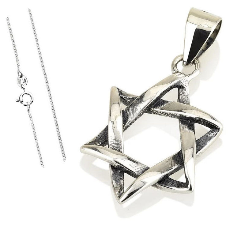 Amaizing Silver 925 Authentic Vintage Star Of David / Magen David Pendant Charm