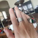 Amaizing 72 Holy Names Silver ring, hebrew name ring, kabbalah jewelry, Hebrew Jewelry, jewish wedding rings, Sterling silver ring