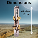 Amazing Stainless Steel Pomegranates Mezuzah case by emanuel 4 inches