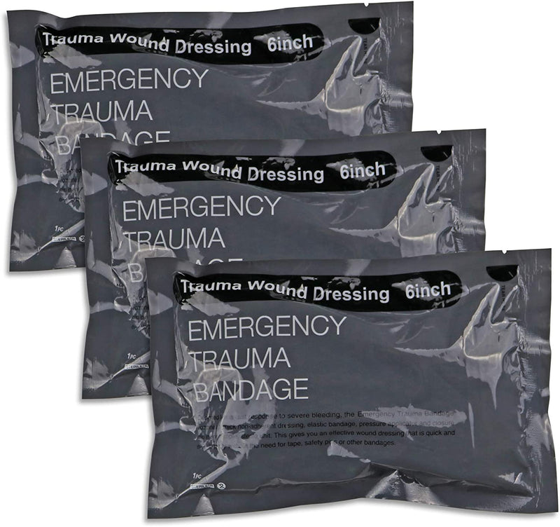 Lot 25  6" Inch Israeli Compression Bandage IFAK EMT Emergency Dressing