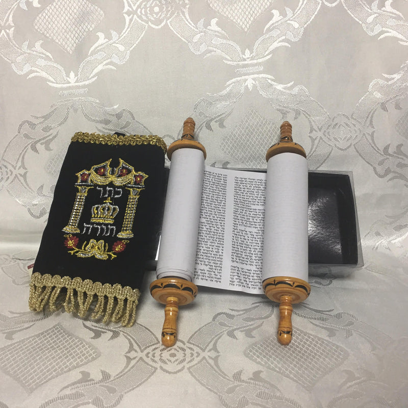 SEFER TORAH Small Judaica Scroll Book Hebrew Bible Judaica Israel