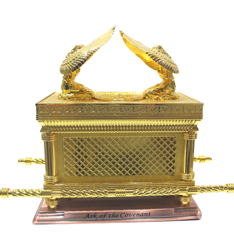 Gold Plated Copper JUMBO XXL Ark Of The Covenant Jewish Testimony Extra Large Ark Judaica Israel Gold Plated, Huge Ark Of The Covenant, 16 inches high x 10.5 inches long. 10 kg!